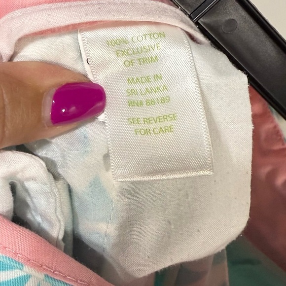 Lilly Pulitzer dragonfly print pants 100% Cotton - Picture 5 of 5